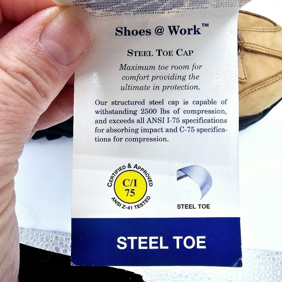 Nautilus Women's Steel Toe Safety Work Shoes NWT 6 Wide - Picture 10 of 16